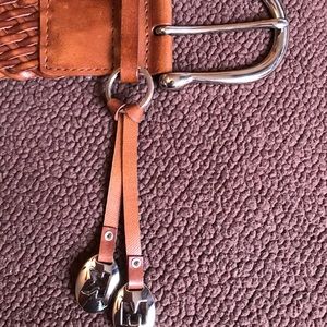 Michael Kors Leather Belt- Brown